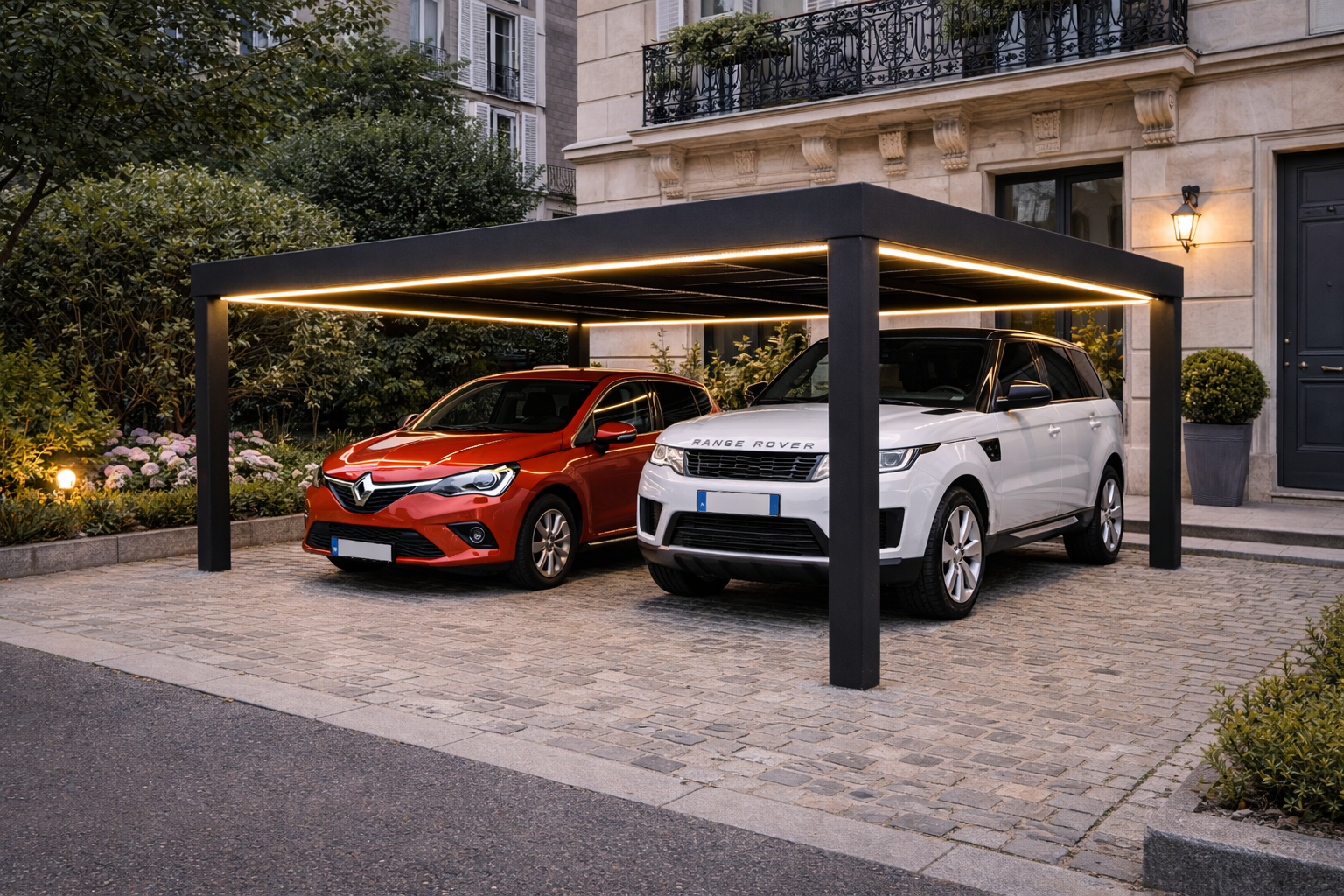 carport 2 voitures V11